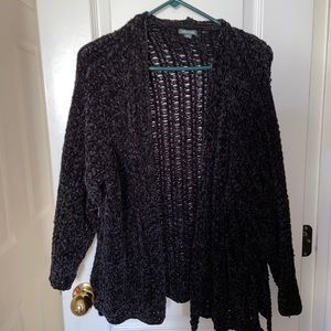 Chunky black sweater
